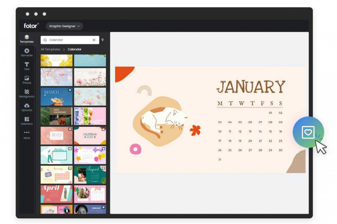 Calendar Maker: Make Calendars Online for Free  Fotor
