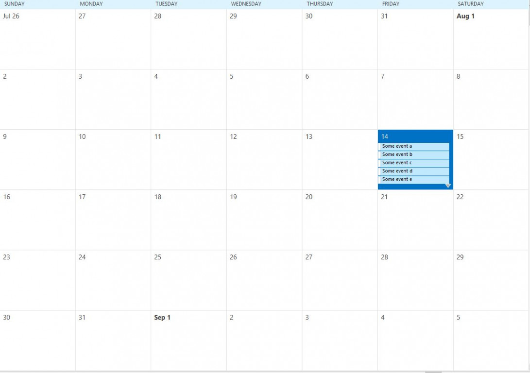 css - HTML: How to create a calendar view? - Stack Overflow
