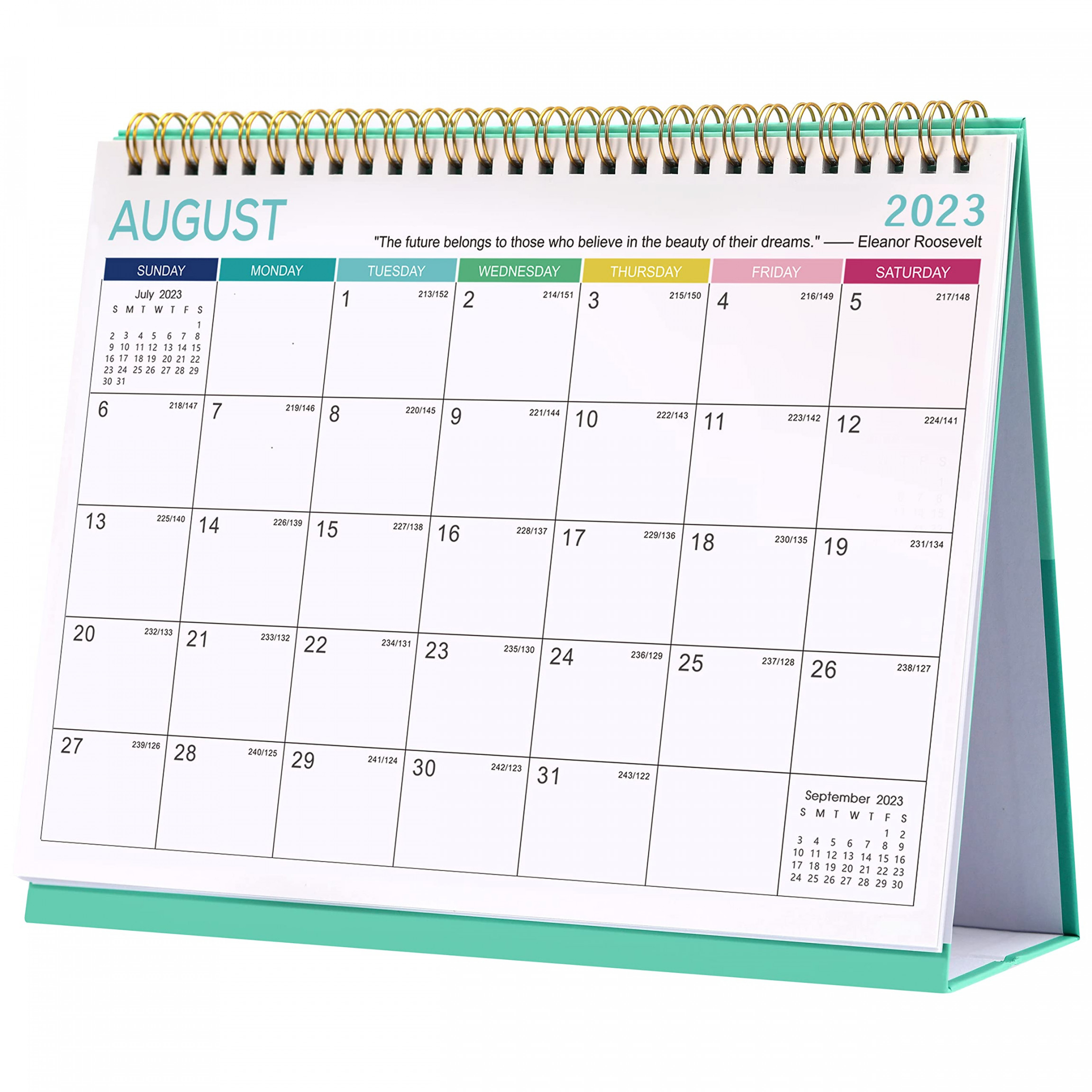 Desk Calendar - - Jul.  - Dec. , Standing Flip -  Desktop Calendar, ." x .See more Desk Calendar - - Jul