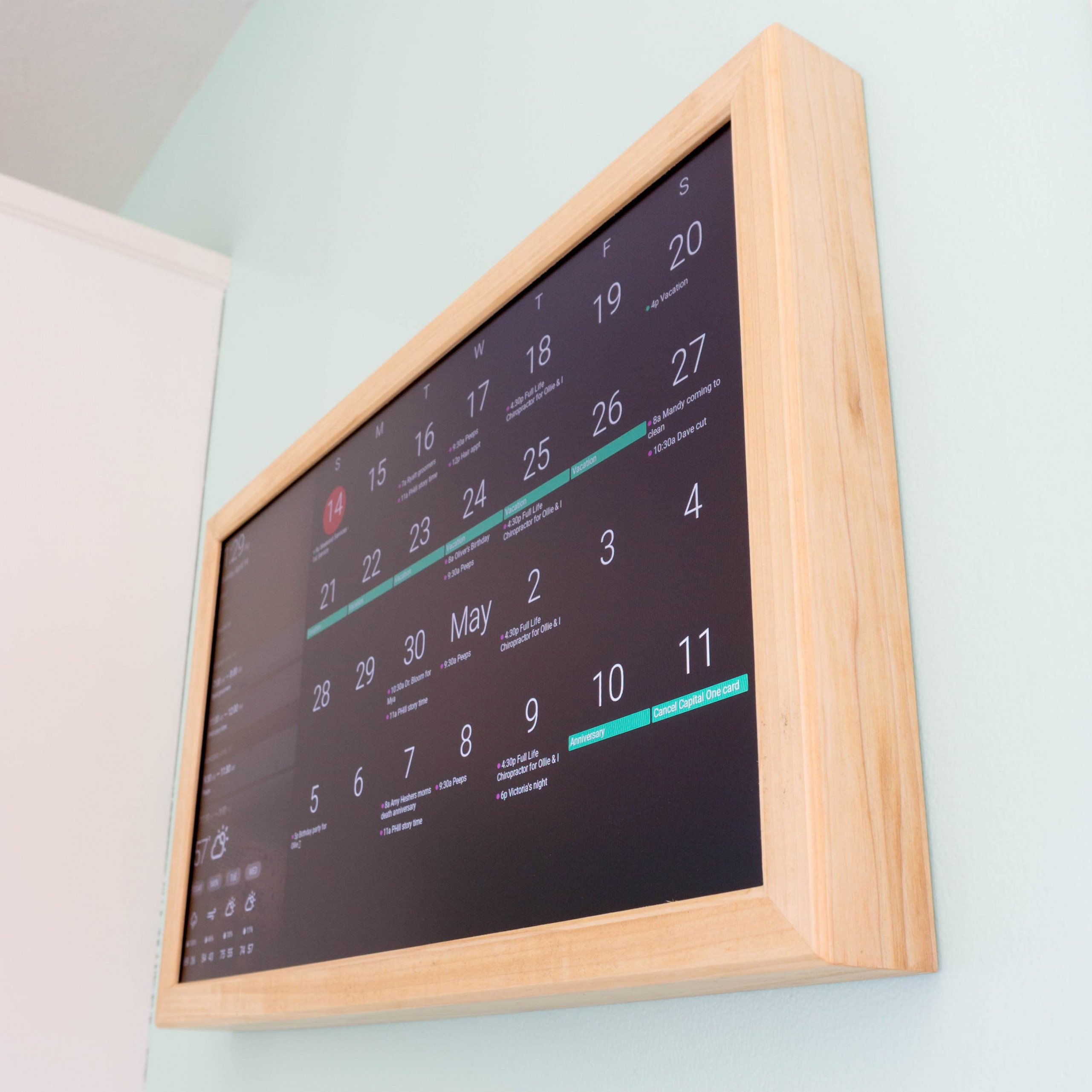 Digital Wall Display Smart Screen Wifi Calendar - Etsy