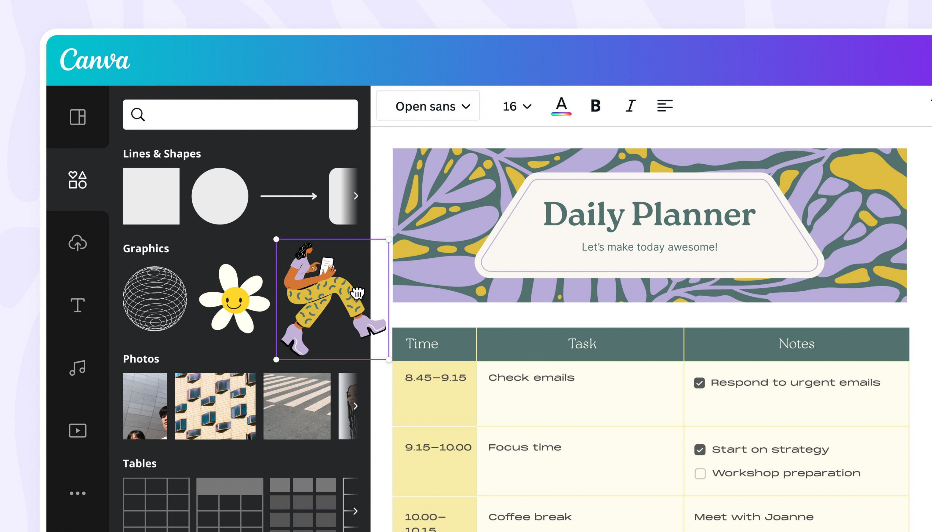 Free Digital Planners - Personalize Planners Online  Canva