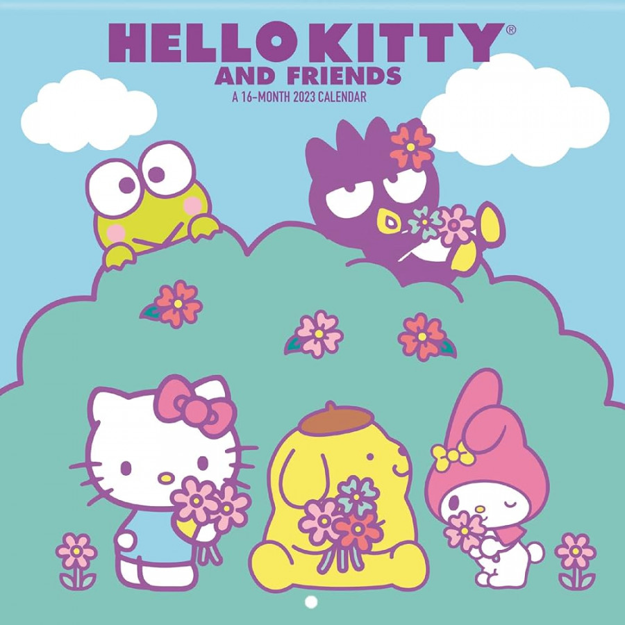 Hello Kitty Mini Wall Calendar:   - Amazon