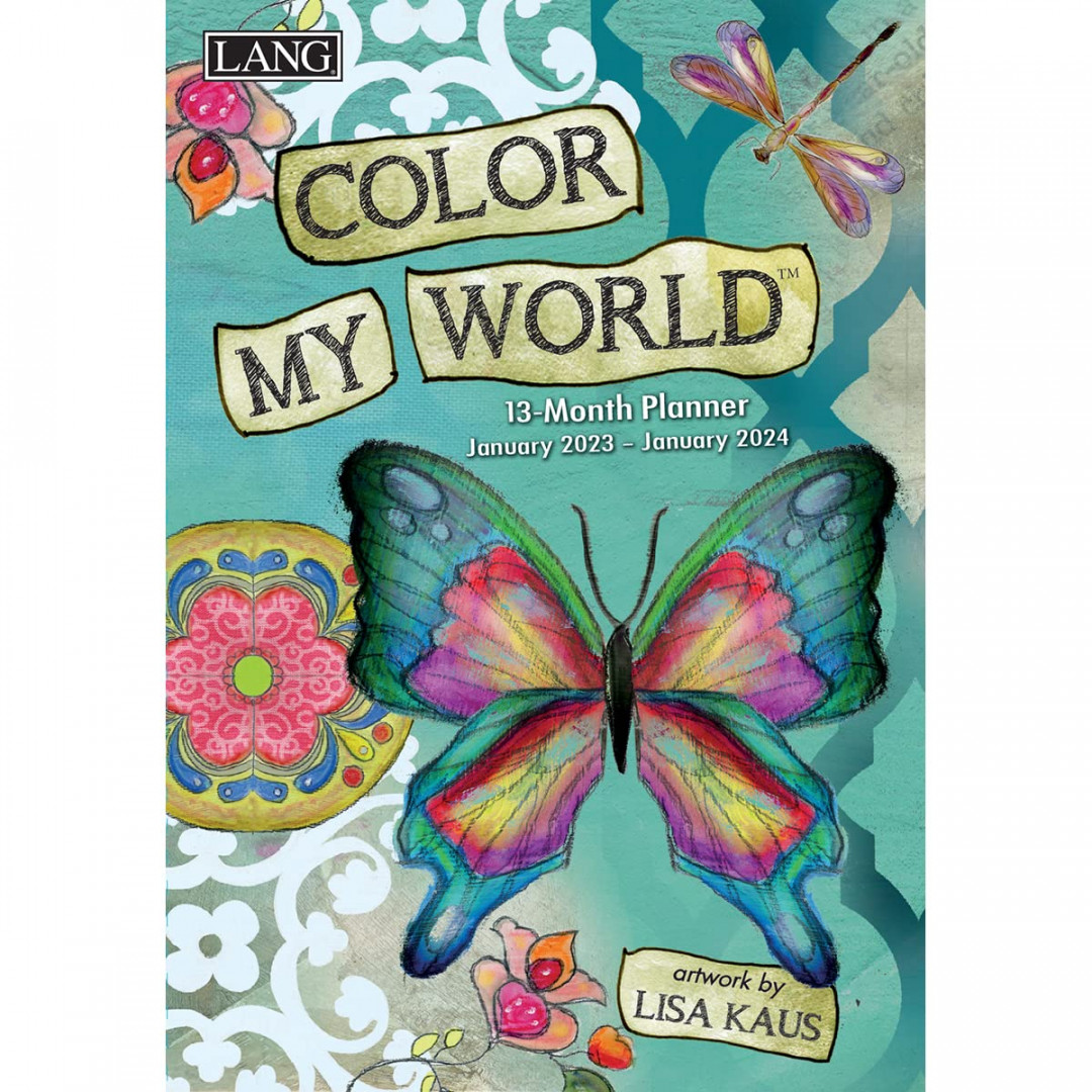 LANG COLOR MY WORLD  MONTHLY PLANNER ()