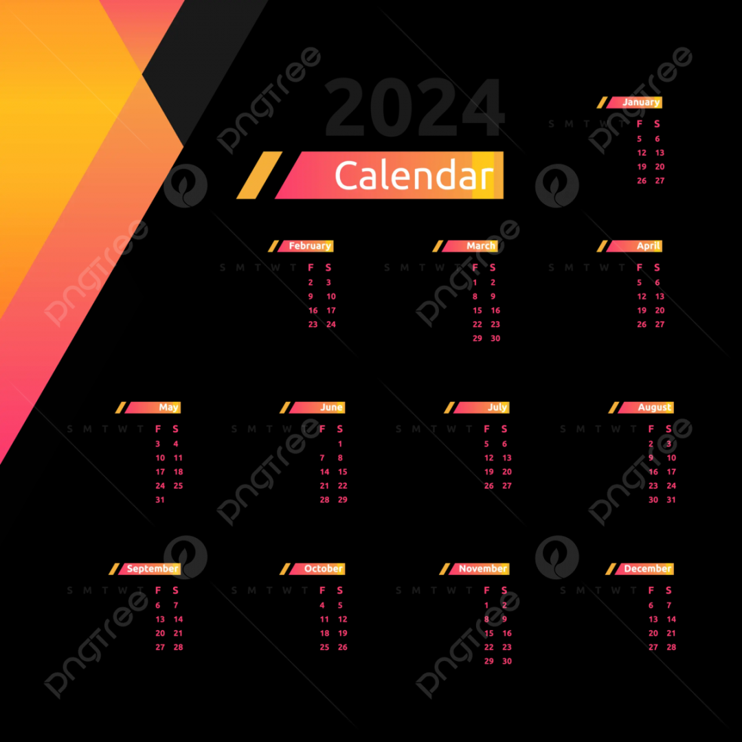 Minimal Calendar Design For  Vector,  Calendar, Calendar
