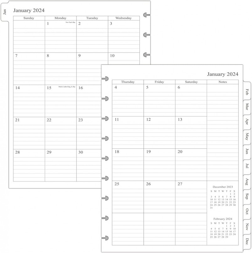 Monthly Planner Refills for Happy Planner,  Months from October   to December - See more   Monthly Planner Refills for