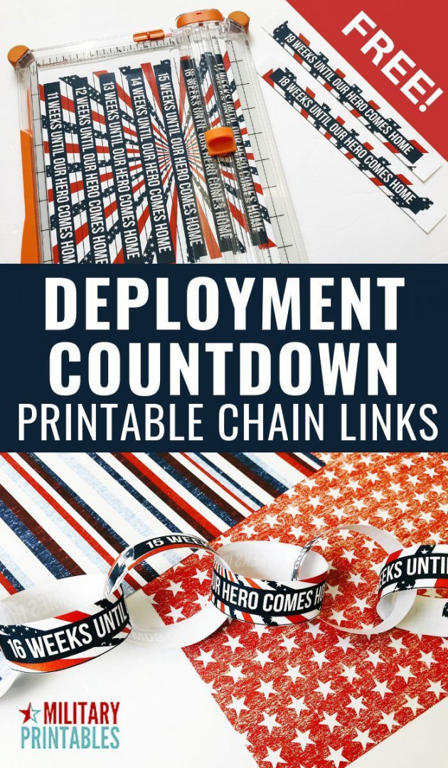 Pin on Deployment Countdown Crafts