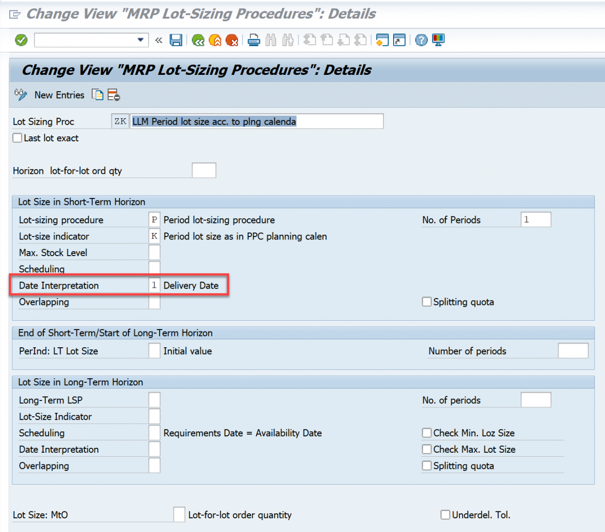 Planning Calendar Driven Purchase Requisitions Delivery Date  SAP