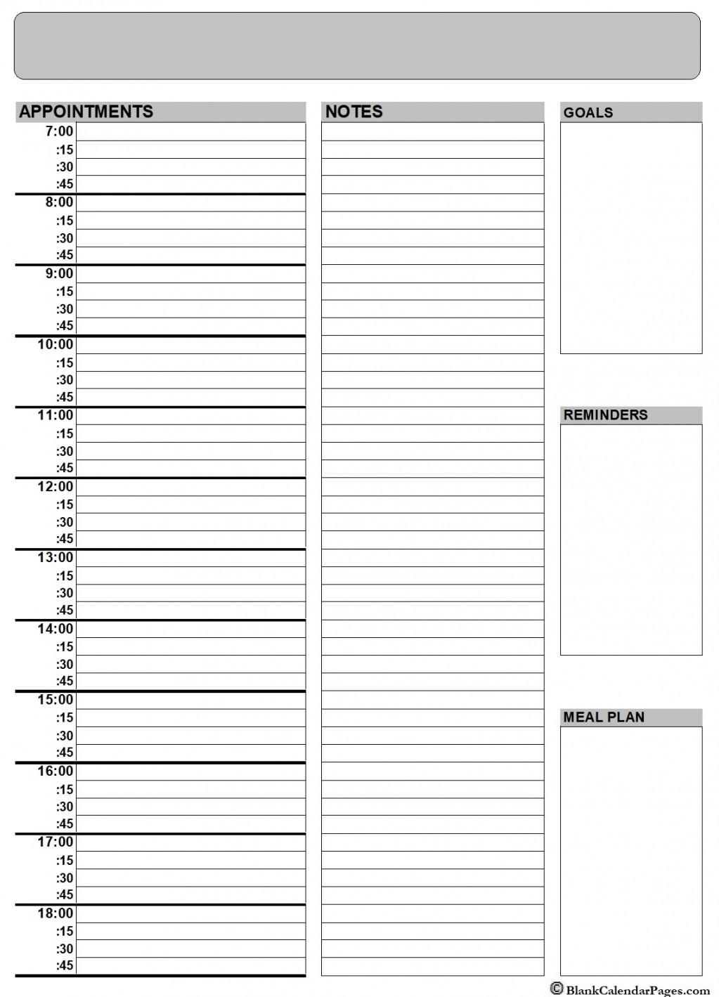 printable daily planner  planner templates