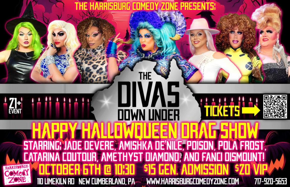 The Divas Down Under "Happy HallowQueen" Drag Show!