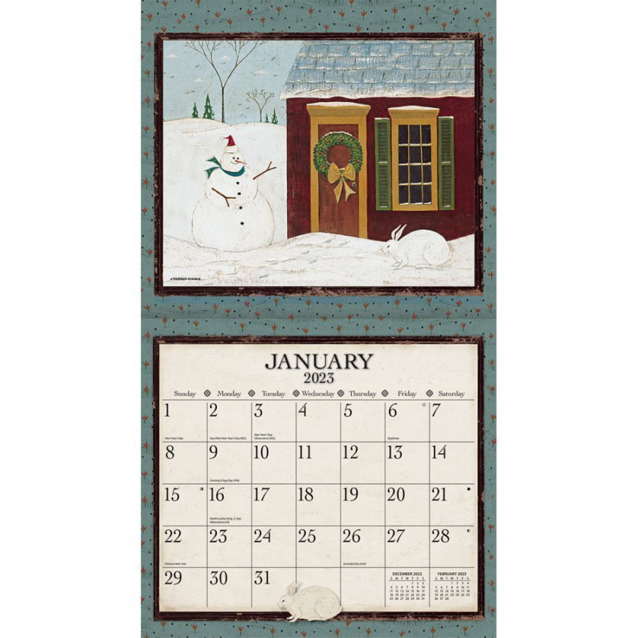 Warren Kimble  Wall Calendar (Calendar) - Walmart