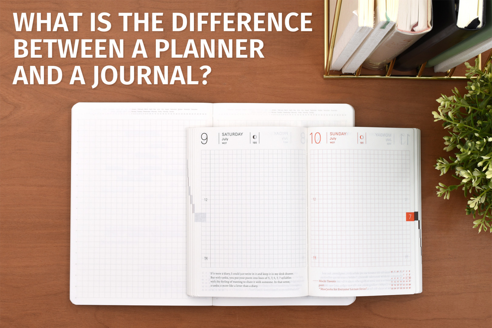 What is the Difference Between a Planner and a Journal?  JetPens