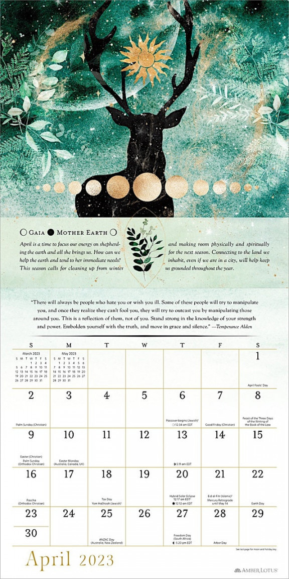 Year Of The Witch - Square Wall Calendar