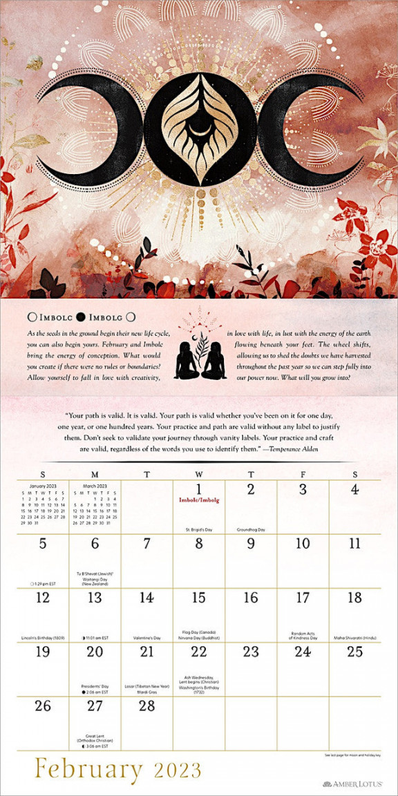 Year Of The Witch - Square Wall Calendar
