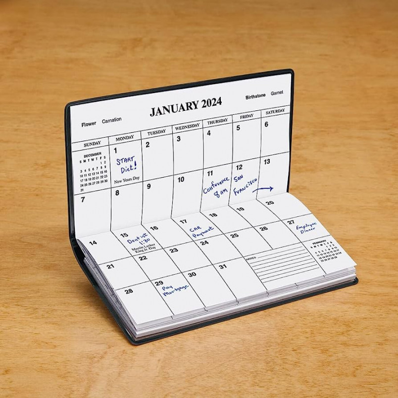 -Year Pocket Planner Calendar, .” x .” Burgundy, 0-0 - Pocket  Sized Calendar Ideal for See more -Year Pocket Planner Calendar,