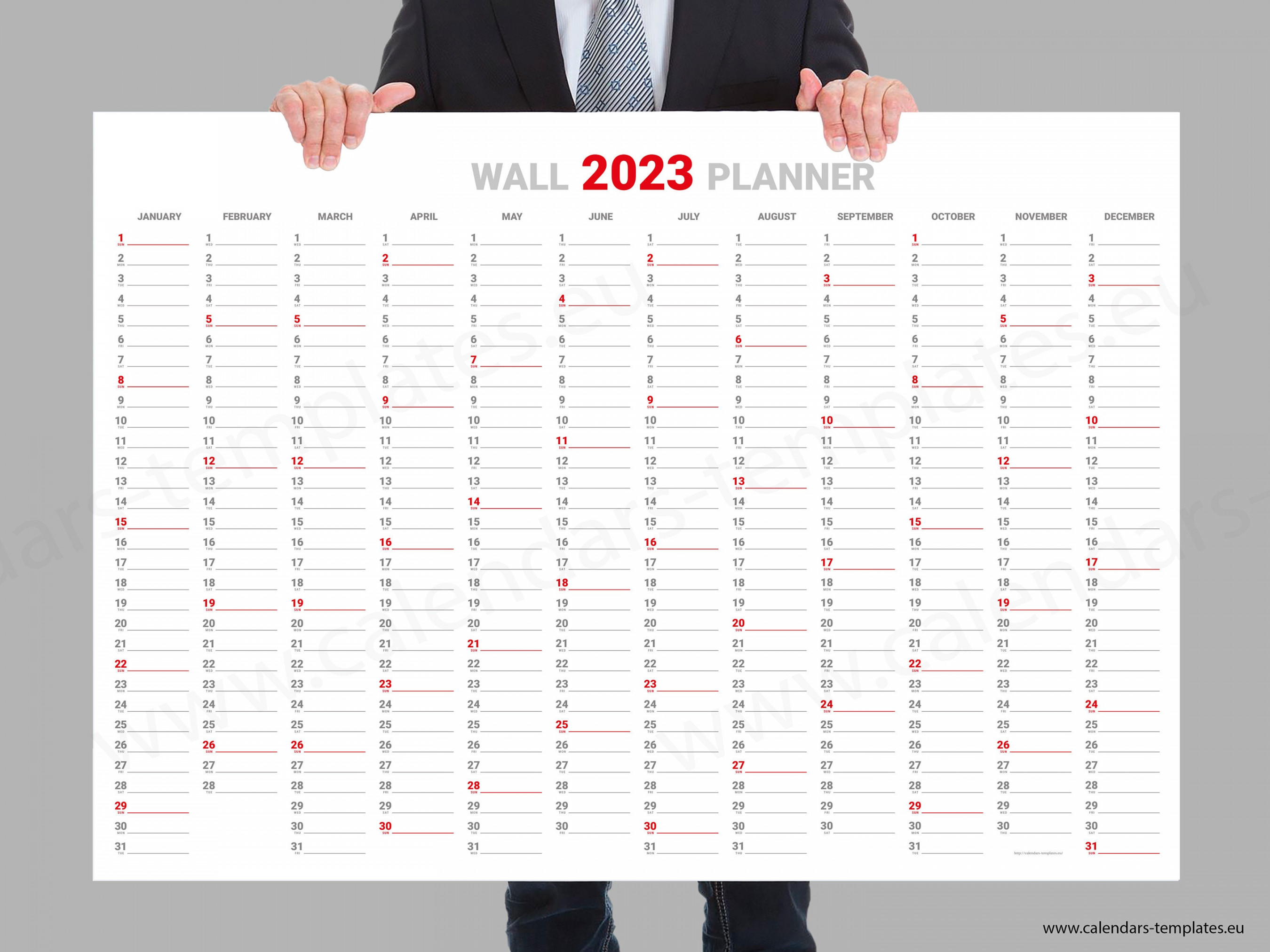 Year Wall Planner