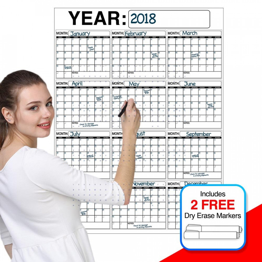Best Oversized  Month Dry Erase Wall Calendar Planner and Organizer  x   ft Vertical Laminated DrSee more Best Oversized  Month Dry Erase Wall