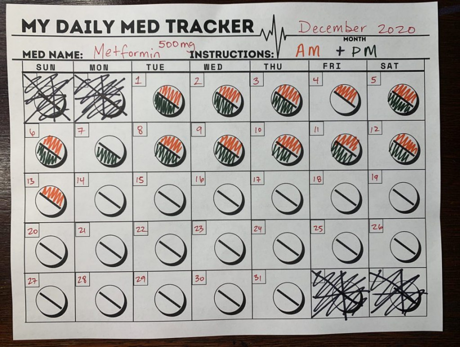 Fun and Free Medication Calendar Printable Sheets