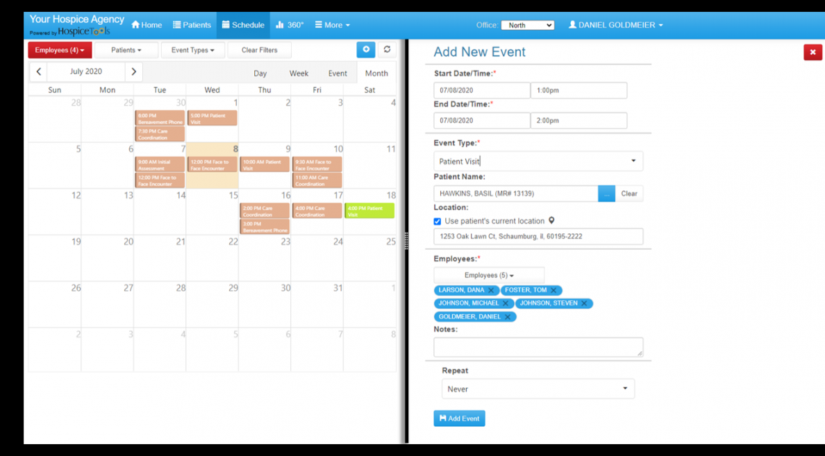 Hospice Tools Smart Scheduling for Hospice & Palliative Agencies!