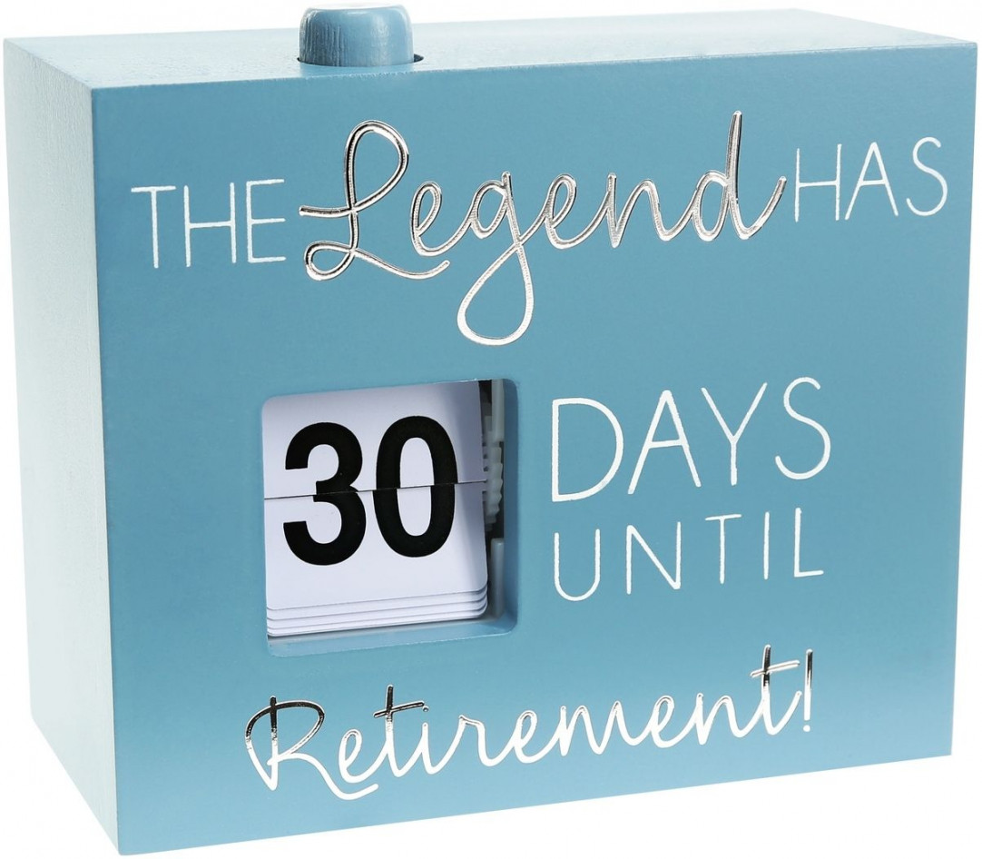 Incredible Free Countdown To Retirement Calendar  Countdown