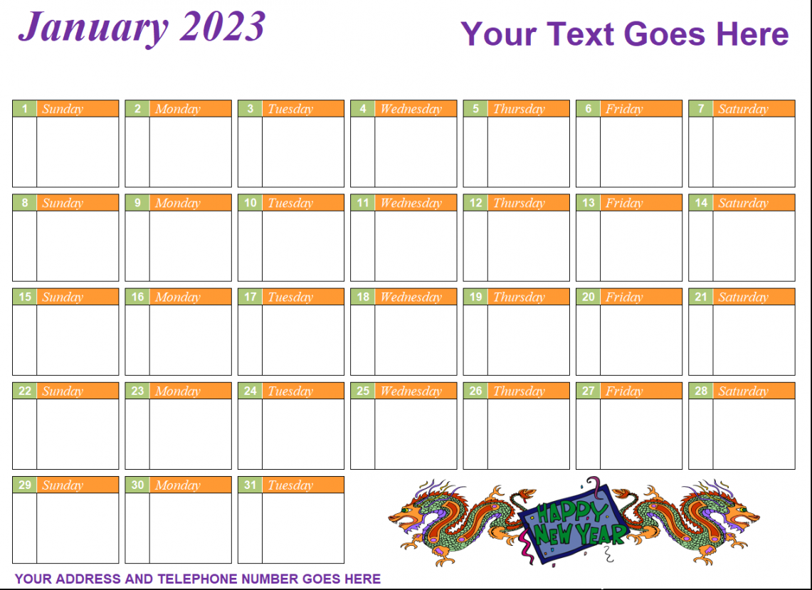Monthly Activity Calendar: January   Activity Calendars for