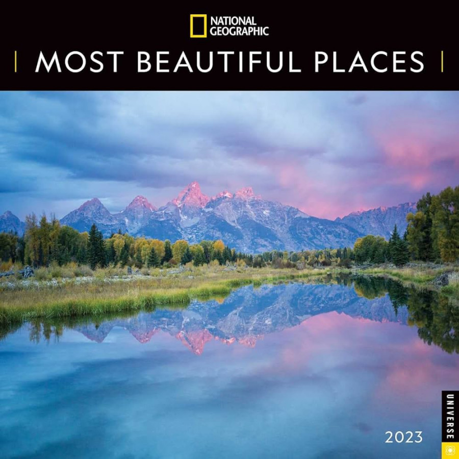 National Geographic: Most Beautiful Places  Wall Calendar