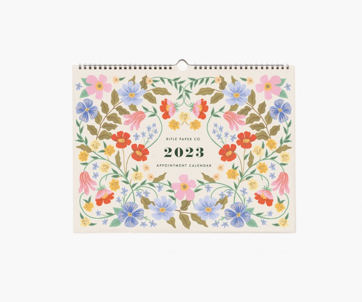 Rifle Paper Company   Appointment Wall Calendar - Ginny Marie