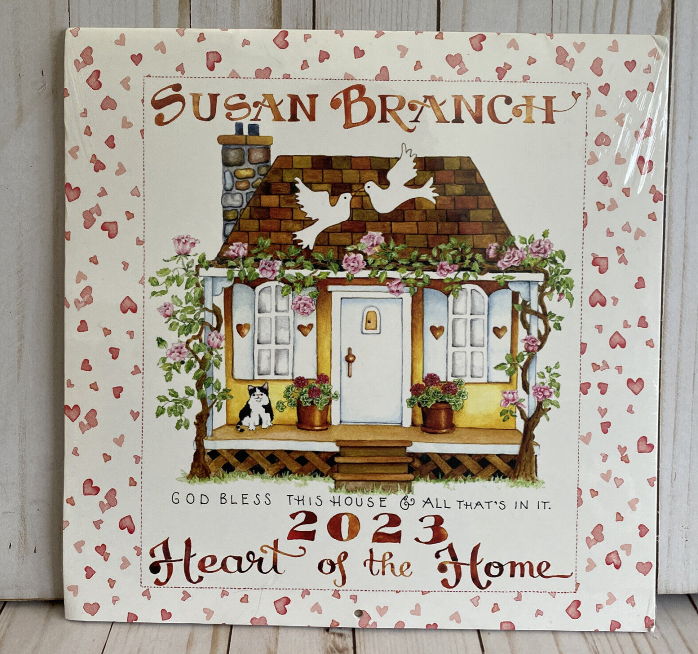 Susan Branch  Wall Calendar Heart of the Home God Bless This House  Sealed