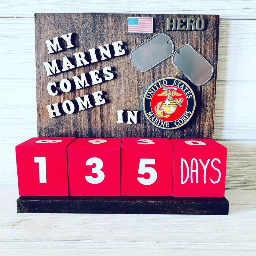 US Marine Military Deployment Countdown Calendar