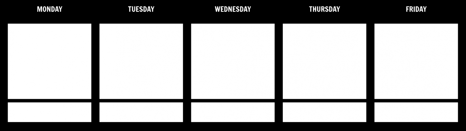 Days of the Week Storyboard by storyboard-templates