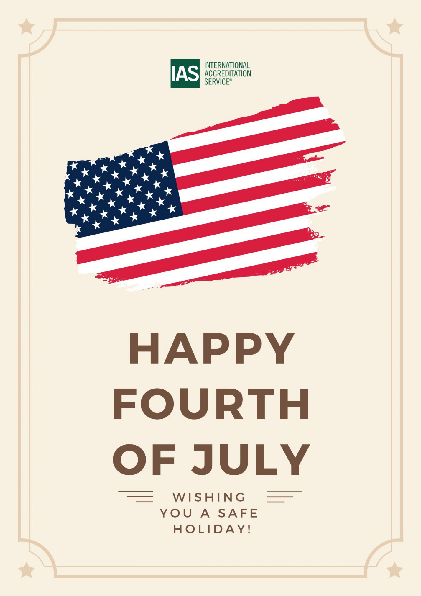 Fourth of July Holiday Wishes and Closure Notice - International
