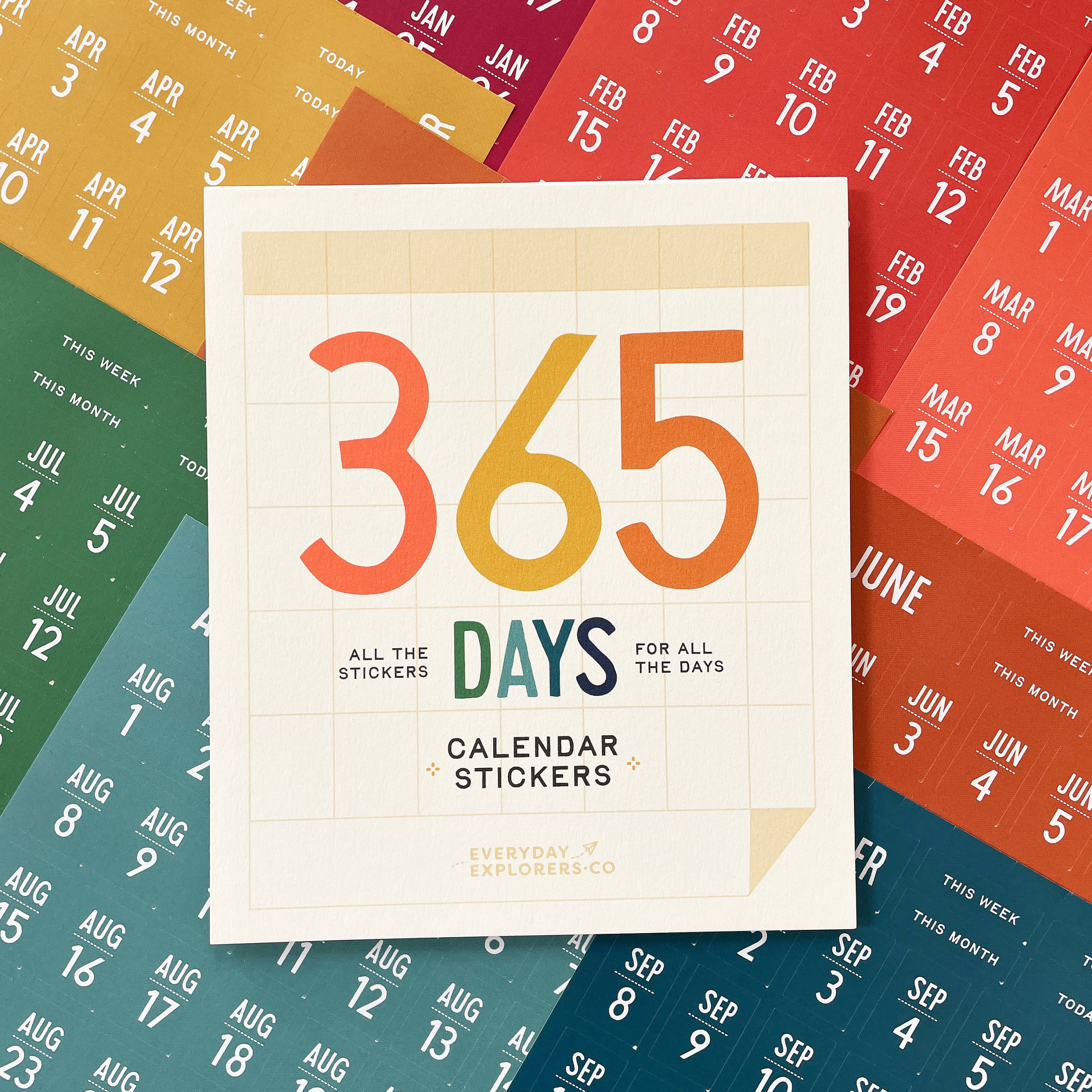 Days - Calendar Sticker Book – Everyday Explorers Co.