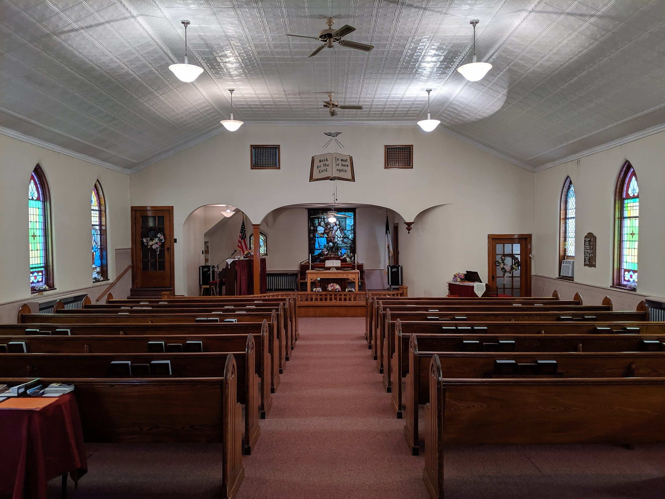 File:Chancel of White Memorial Wesleyan Methodist Church