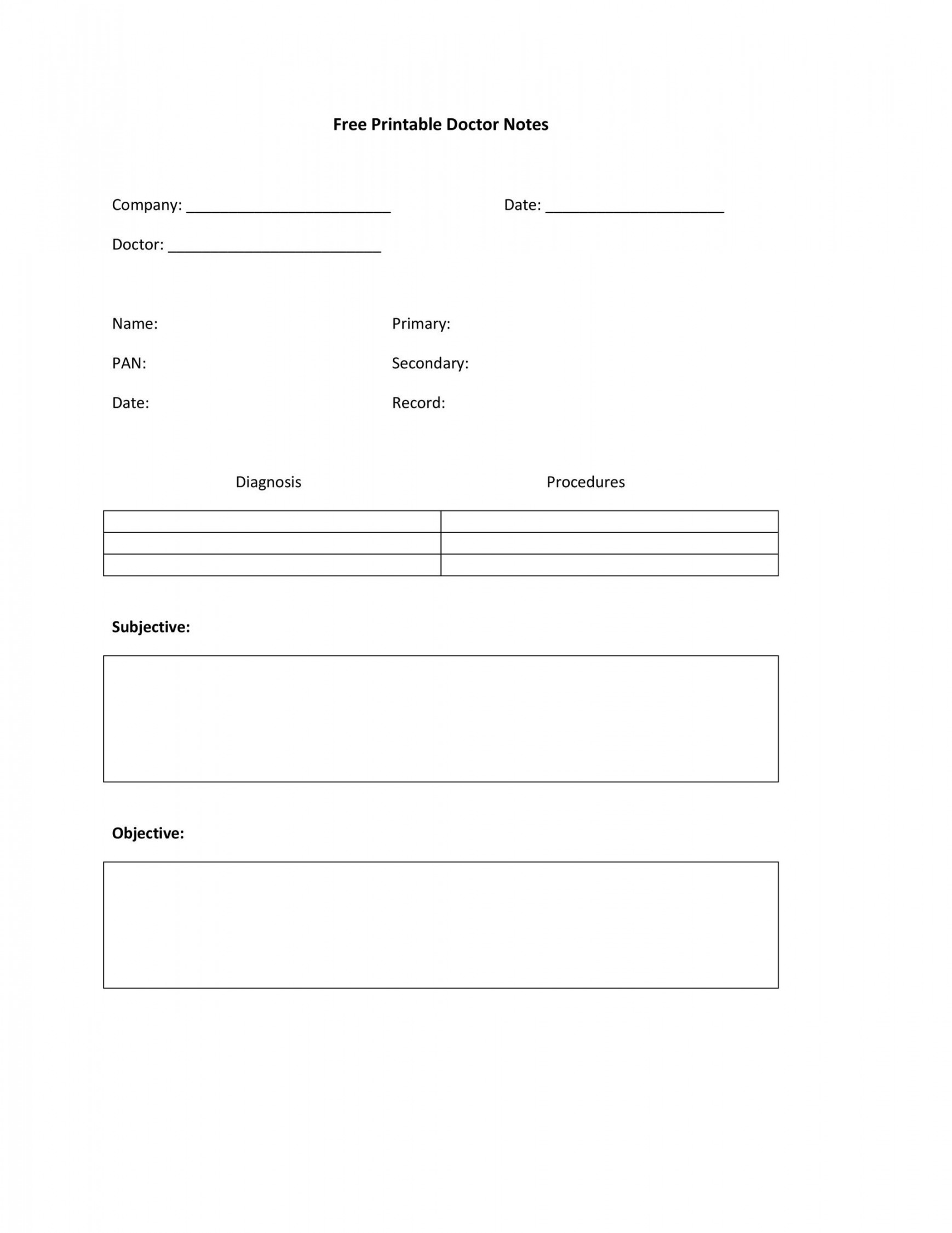 Free Doctor Note Templates [for Work or School]