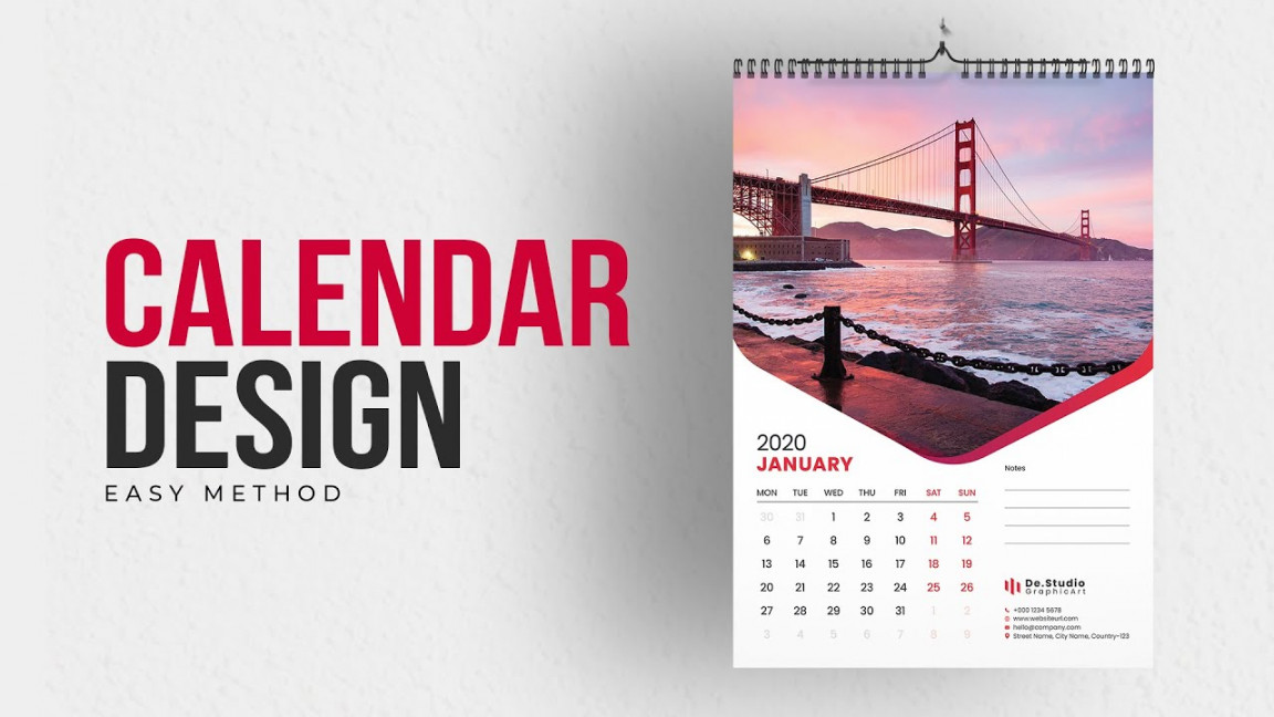 Calendar Design   How to Make Calendar In Illustrator Tutorial   Create Wall Calendar  #MH