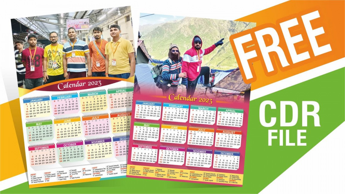 #  How to Calendar Design   Free CDR File Download  Basic  CorelDraw in Hindi