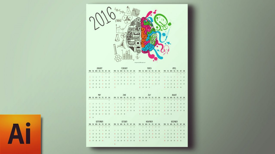 Illustrator Tutorial: Create a Calendar in Adobe Illustrator