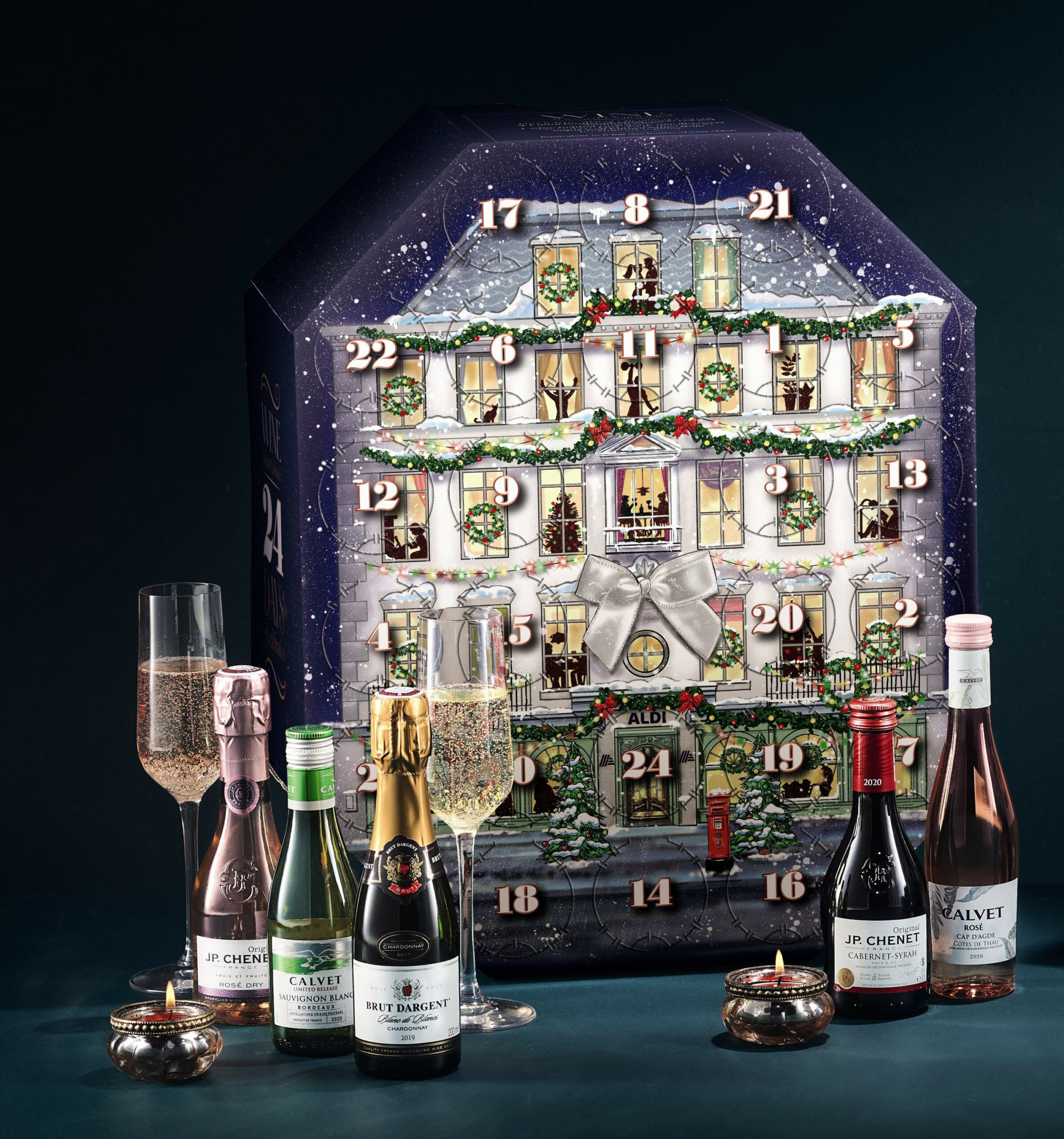 Aldi has brought back their wine advent calendar for Christmas