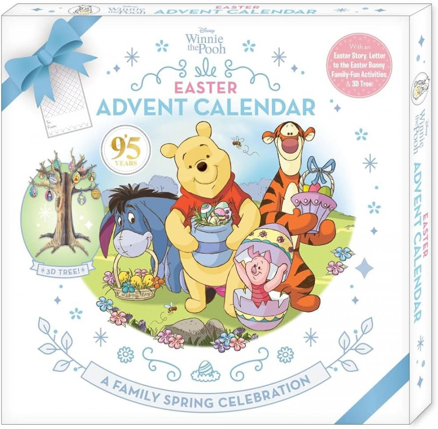 Disney Winnie the Pooh Easter Advent Calendar Box Set - with Storybook, D  Tree with Ornaments, Egg Wrappers, Letters to the Easter Bunny, Easter
