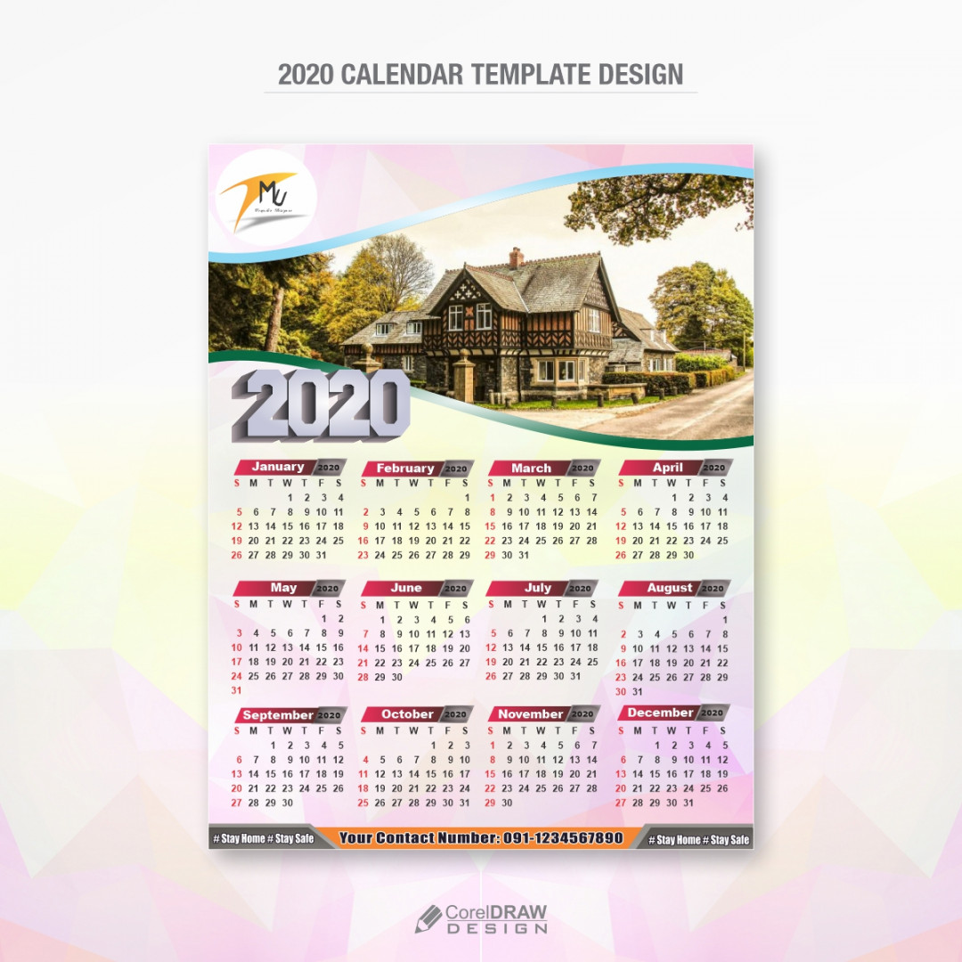 Download  CALENDAR TEMPLATE DESIGN  CorelDraw Design