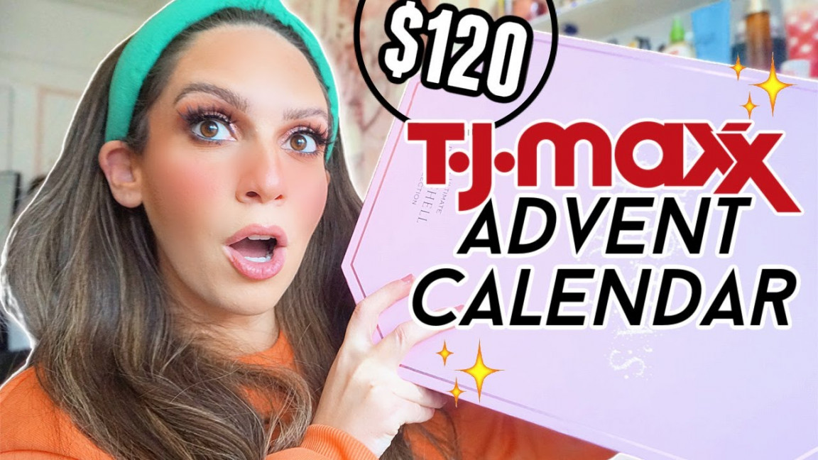 IS THIS A LIE?! TJ MAXX ADVENT CALENDAR UNBOXING