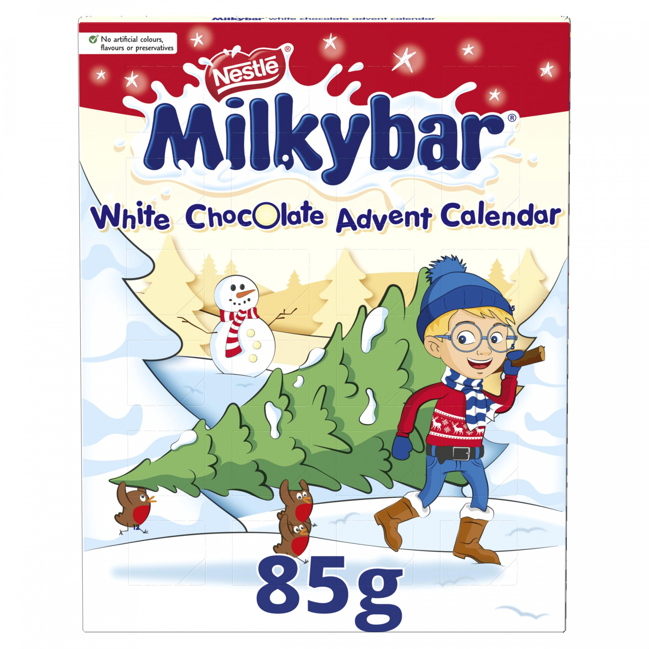 Nestle Milkybar Advent Calendar Imported Original Nestle Milkybar Advent  Calendar Imported From The UK England British Milky Chocolate