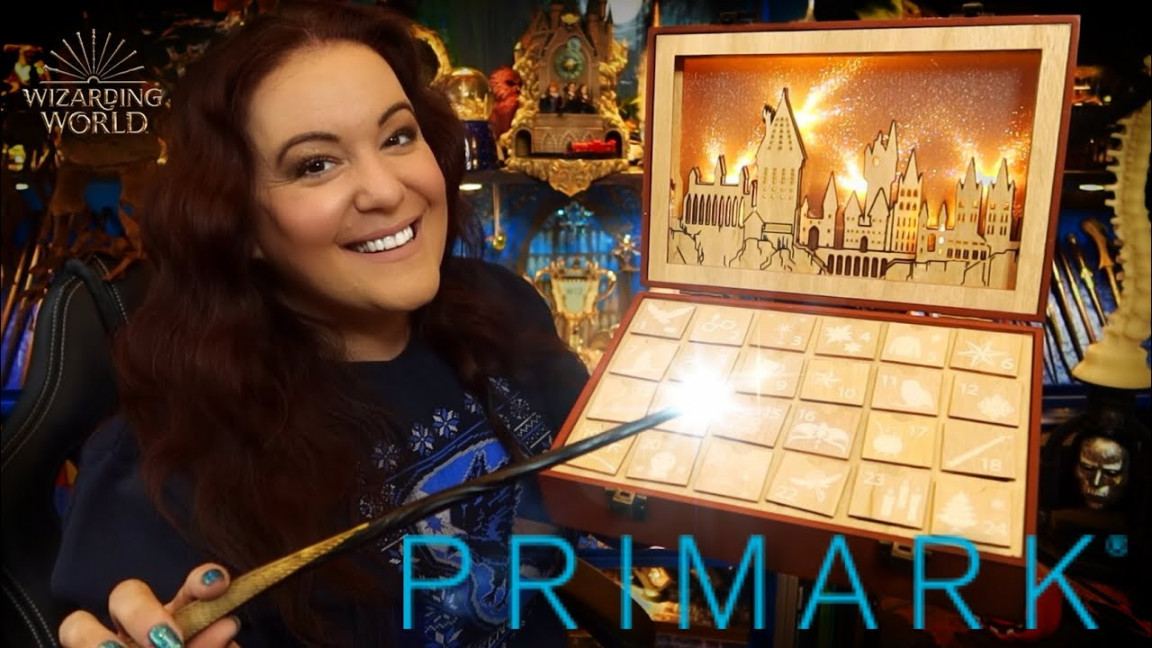 FIRST LOOK - HARRY POTTER PRIMARK  HARRY POTTER LED ADVENT CALENDAR  UNBOXING  VICTORIA MACLEAN