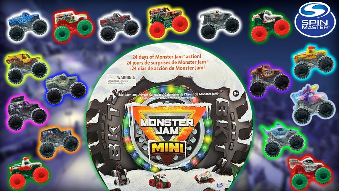 SPIN MASTER MONSTER JAM MINI ADVENT CALENDAR