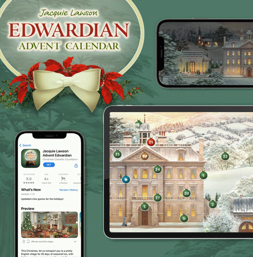 Jacquie Lawson Edwardian Advent Calendar App for iOS & Android