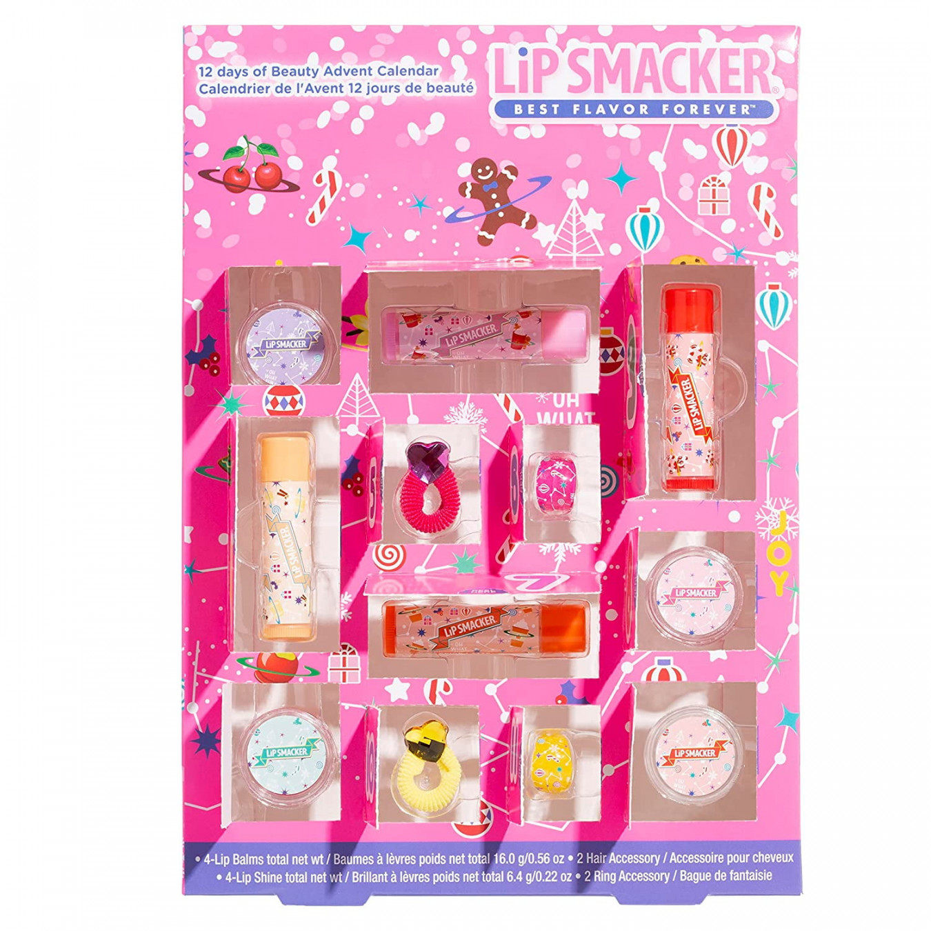 Lip Smacker Holiday pc Advent Calendar Original & Best, Beauty Advent  Calendar