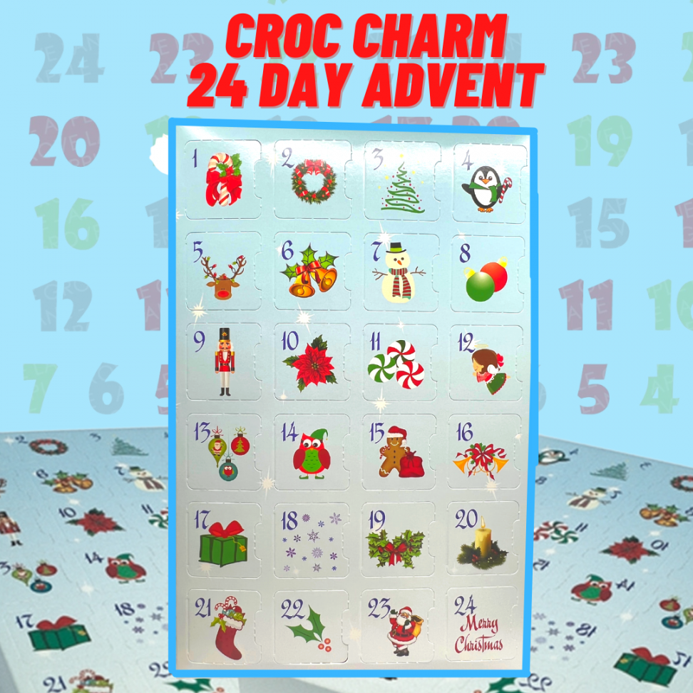 Day Croc Charm Advent Calendar – Pop-A-Charm