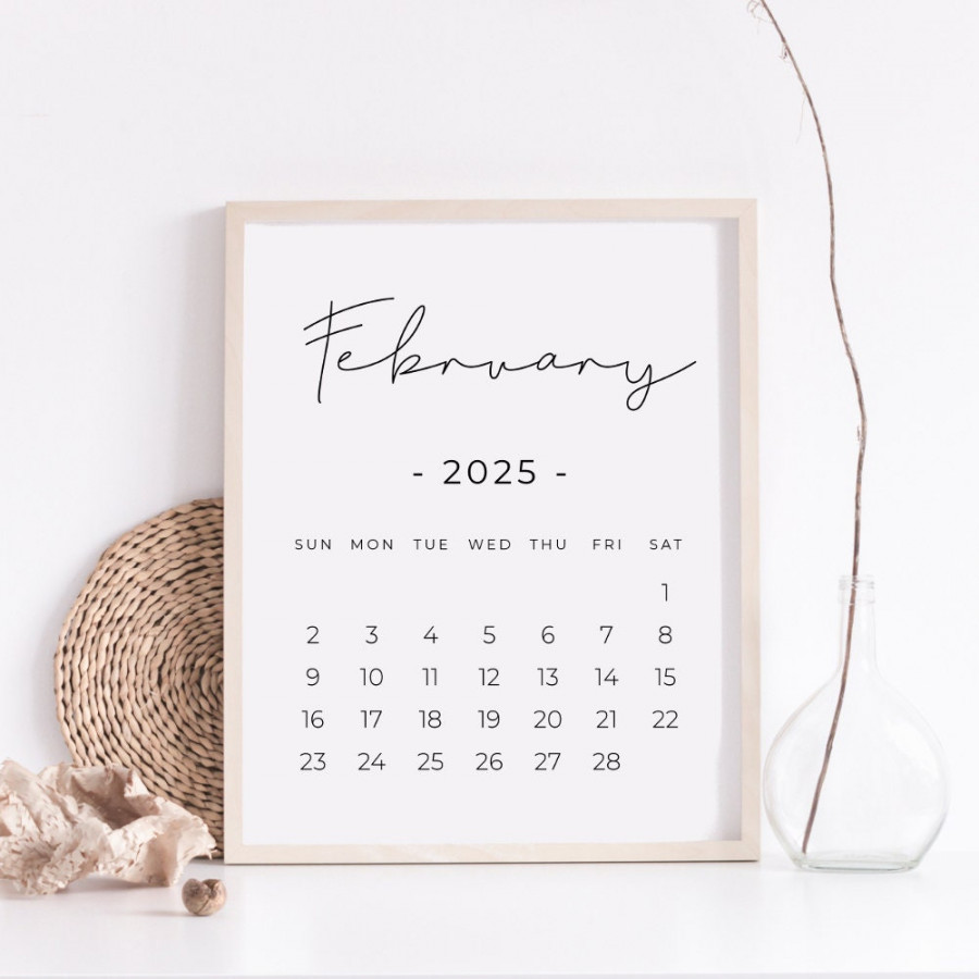 February  Printable Calendar, Pregnancy Calendar Digital