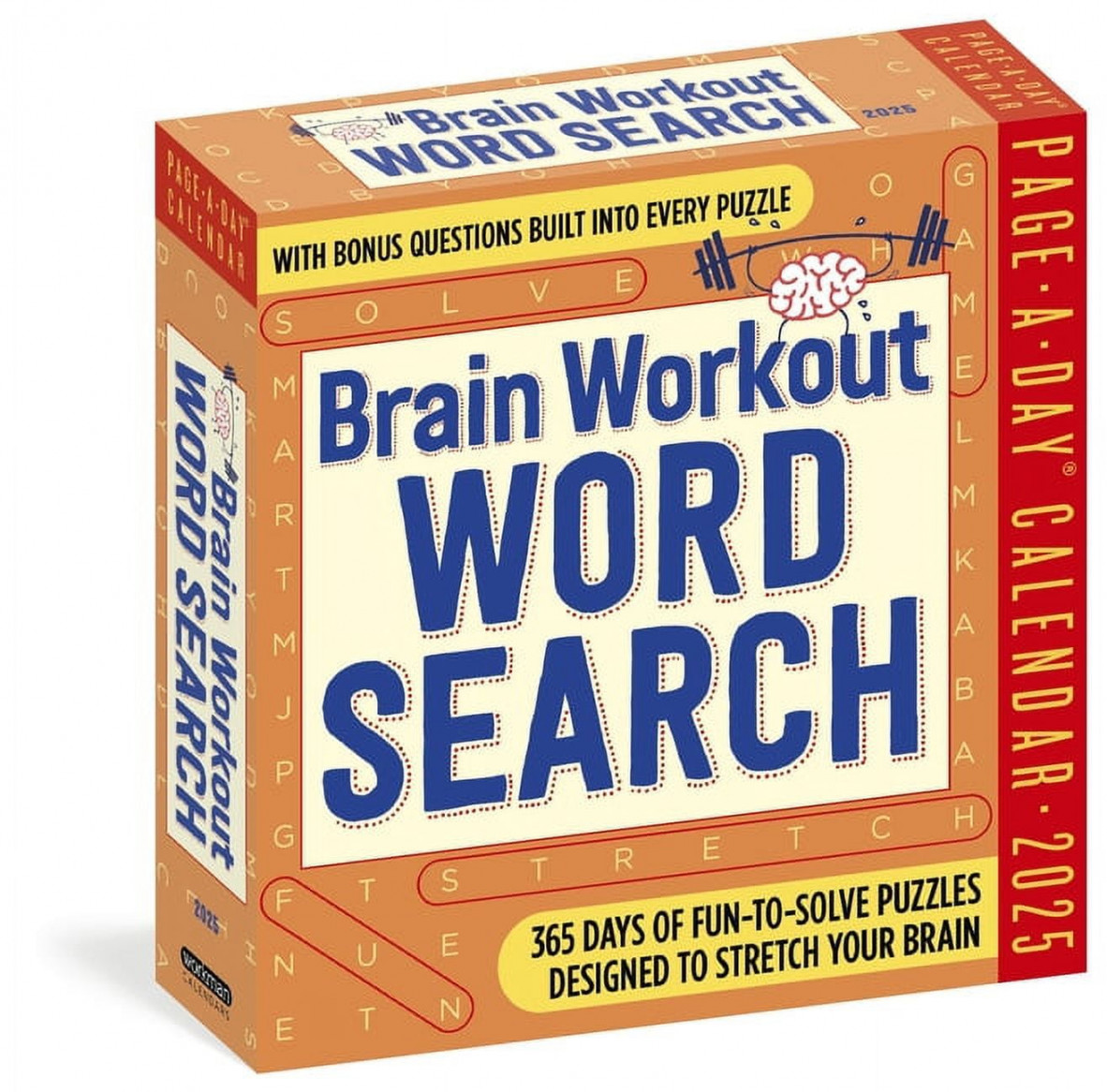 Brain Workout Word Search Page-A-Day® Calendar  : Fun-to-Solve Puzzles  Designed to Stretch Your Brain (Calendar)