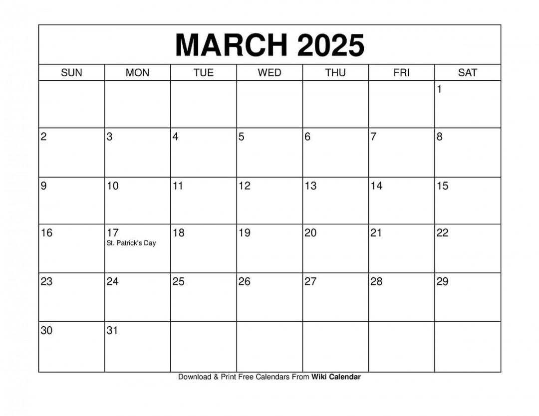 Printable March  Calendar Templates With Holidays