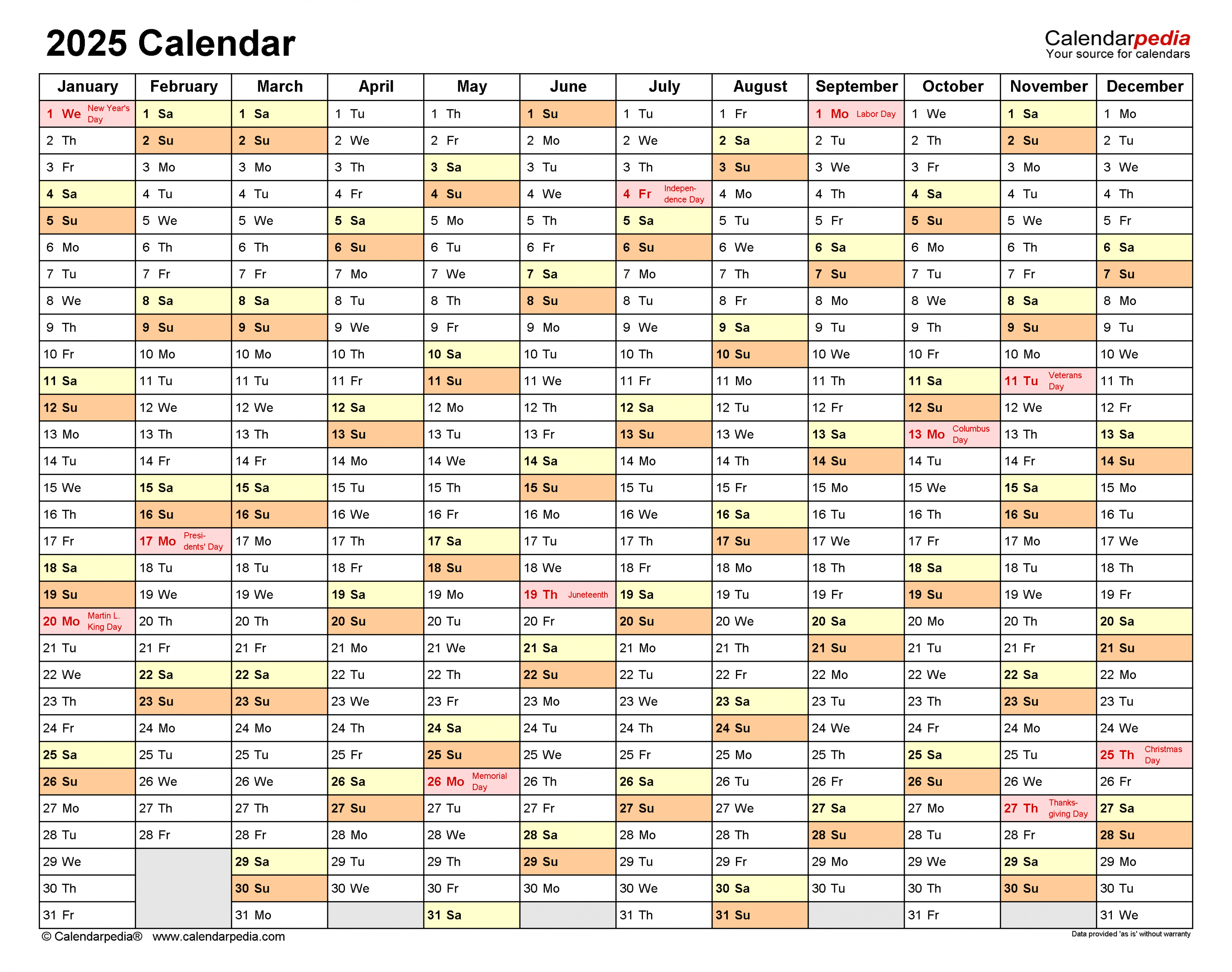 Calendar - Free Printable Excel Templates - Calendarpedia